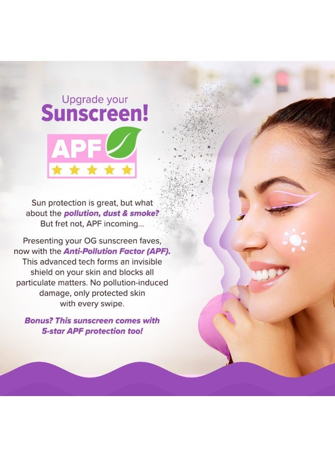 Aqualogica lluminate+ Dewy All Skin Type Sunscreen Spf 50+ Pa+ With Wild BerriesΑ Arbutin - 80 G Protection Against Uva/Uvb &Blue Light Protection Fragrance-Free For Luminous&Sun Protected Skin - image 6