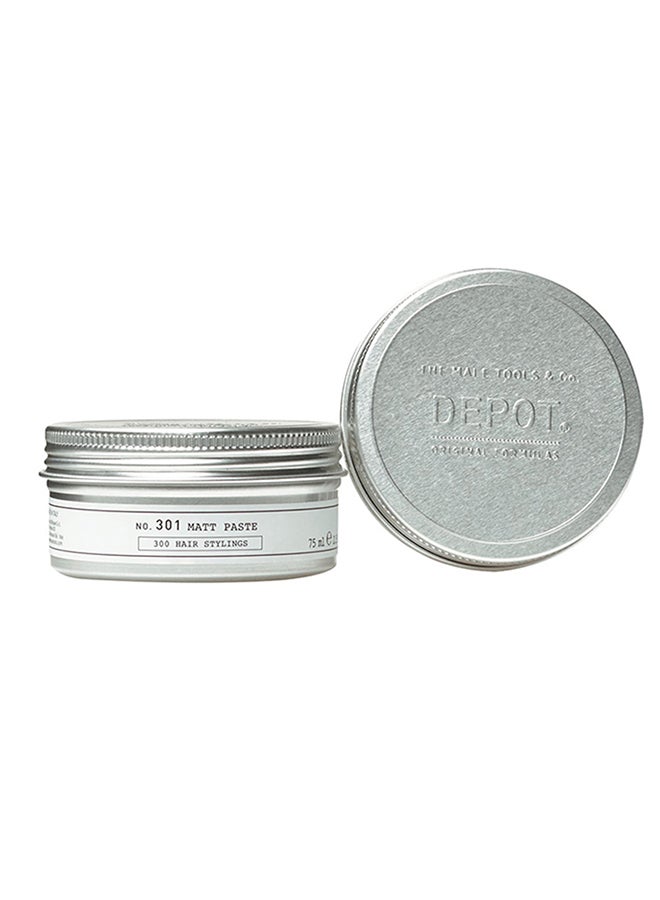 Matte Finish Hair Styling Paste - Provides a Medium, Flexible Hold with a Natural-Looking, Matte Finish (75 ml)