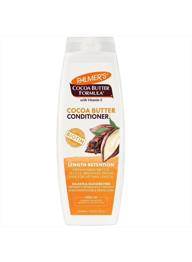 Cocoa Butter & Biotin Length Retention Conditioner, 13.5 Ounce