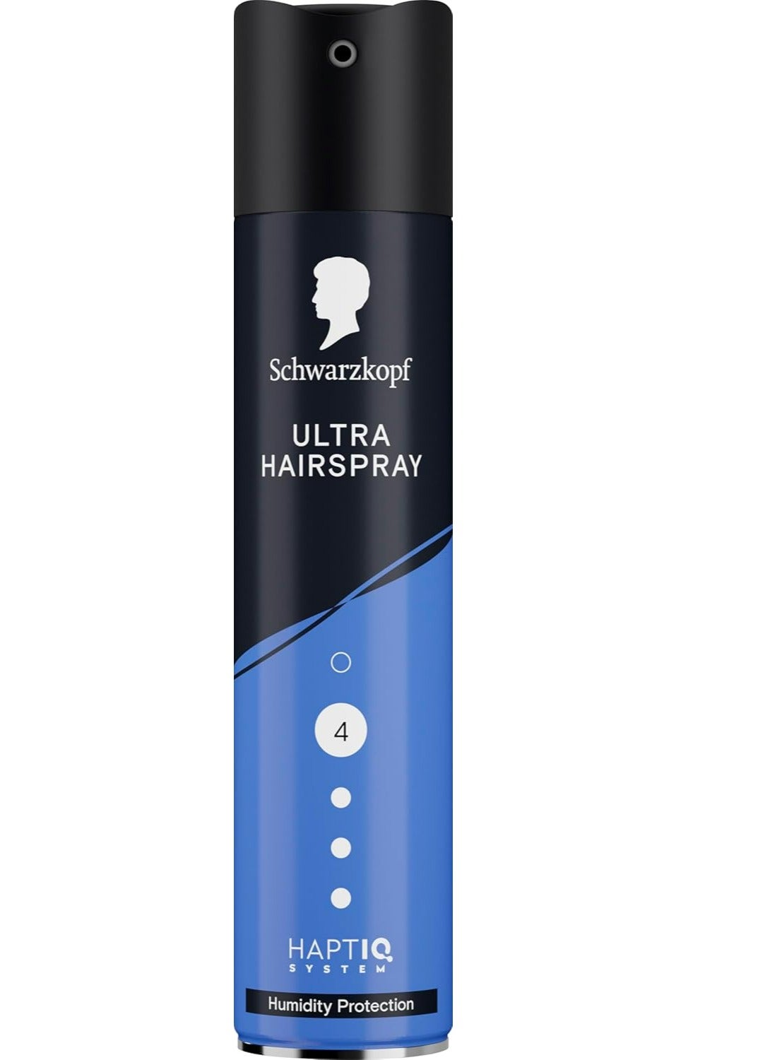 Hair Spray Ultra Hold Level 4 Hair Styling Hairspray for All Hair Types Strengthened Hair Humidity Protection Vegan Formula 250 ML