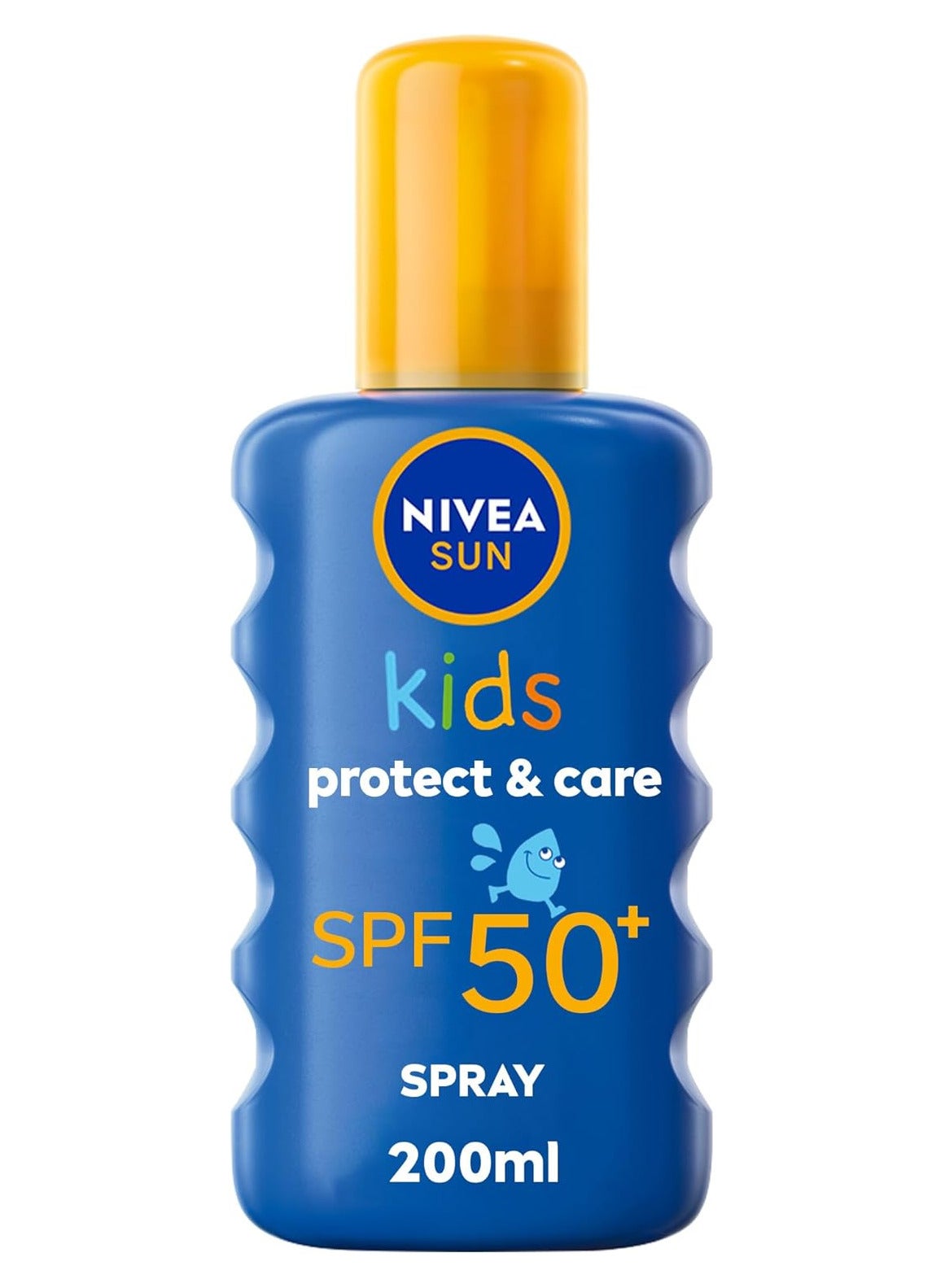 NIVEA SUN Kids Sunscreen Spray, Protect & Care, SPF 50+, 5in1 Skin Protection, Very High and Immediate UVA & UVB Protection, Extra Water Resistant, 200ml