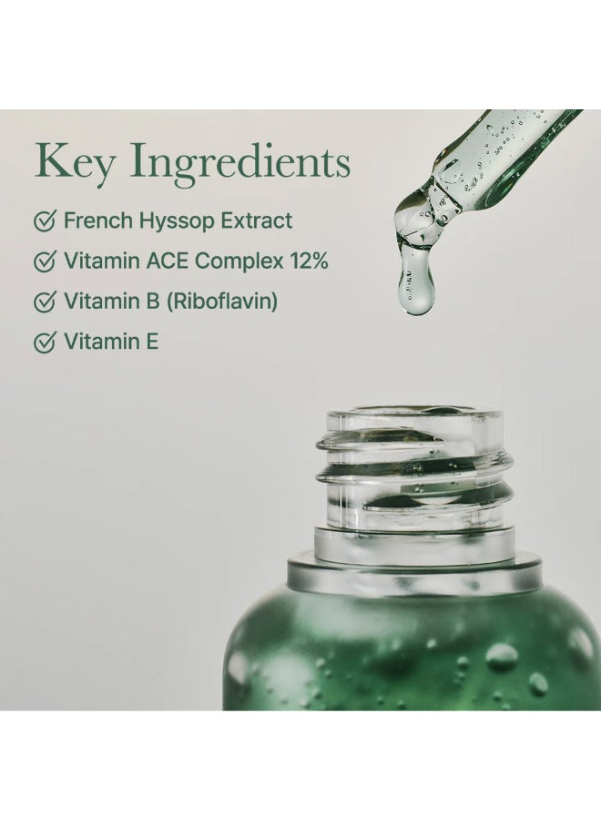 Hyssop Glow Serum, 10% Niacinamide, 12% Vitamin A,C,E - Hydrating, Moisturizing, Anti-Aging Serum for Korean Glass Skin - image 5