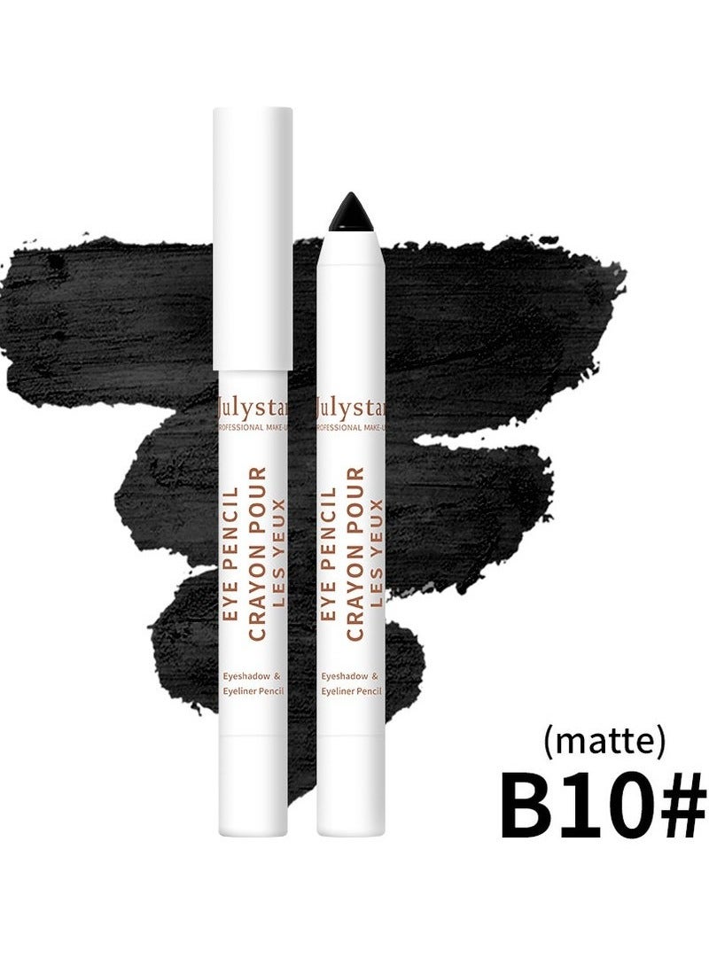 Matte Eyeshadow Stick in Gray Line - Waterproof, Twist-up Monochrome Eyeshadow for Long-Lasting Natural & Metallic Eye Makeup Effects B10