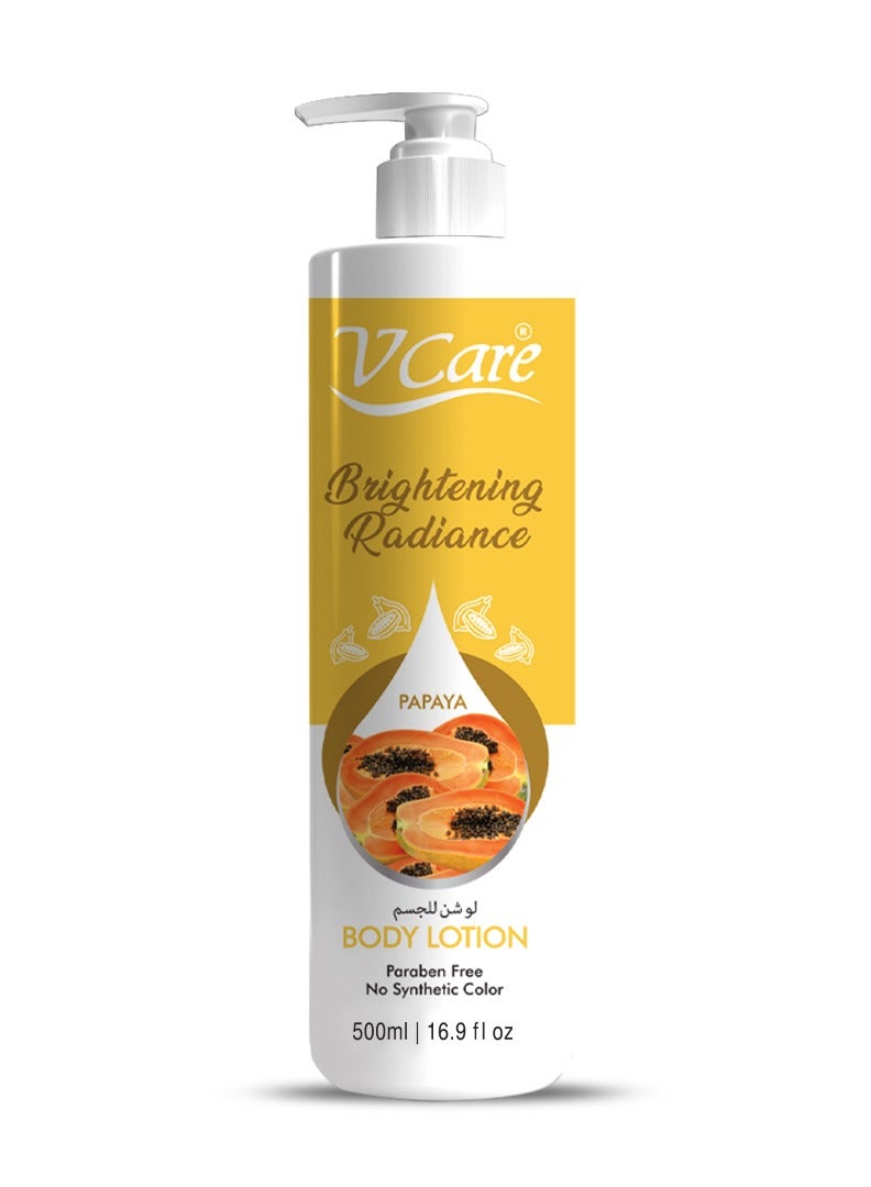 V Care Papaya Extract Body Lotion - 500ml - Revitalizing – Smooth -  Radiant Skin & Tropical Freshness