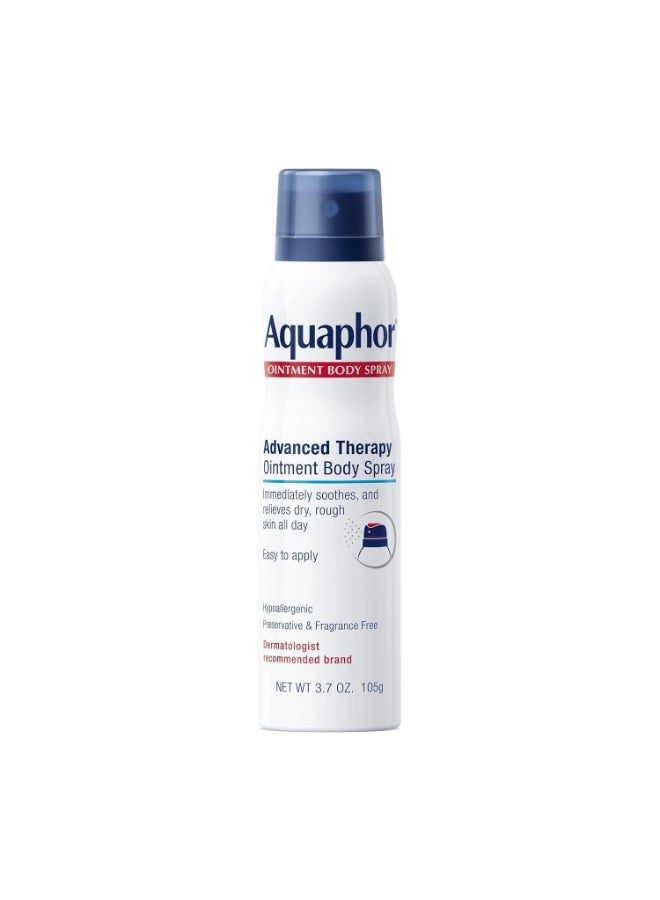 Healing Ointment Body Spray (3.7 Oz) – Continuous Moisturizing Spray for Dry, Rough & Irritated Skin, with Petrolatum, Fragrance-Free