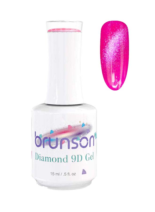 Diamond 9D Magnetic Cat Eye Gel Reflective Diamond Gel Nail Polish 15ml Soak Off Gel Polish BD9D022