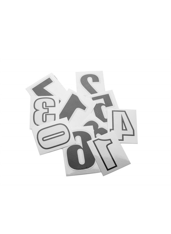Temporary Race Number Tattoo | Temporary Tattoos Numbers Pack of 100 | Ideal For Triathlon | Running | Cycling (100)