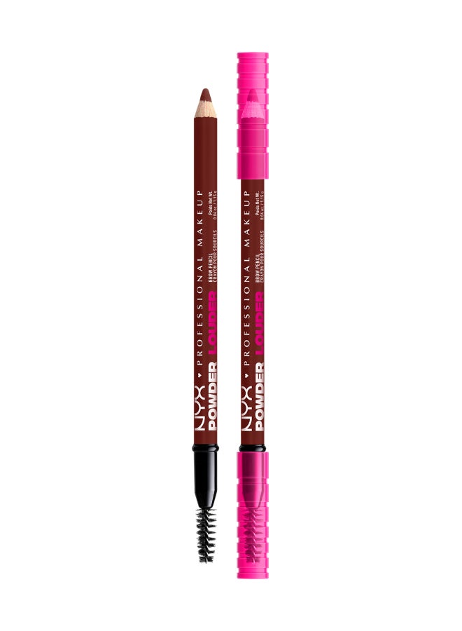 Powder Louder, Brow Pencil, 12Hr Wear, Buildable Micro-Fibers, Black Cherry - image 2