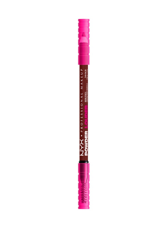 Powder Louder, Brow Pencil, 12Hr Wear, Buildable Micro-Fibers, Black Cherry - image 4