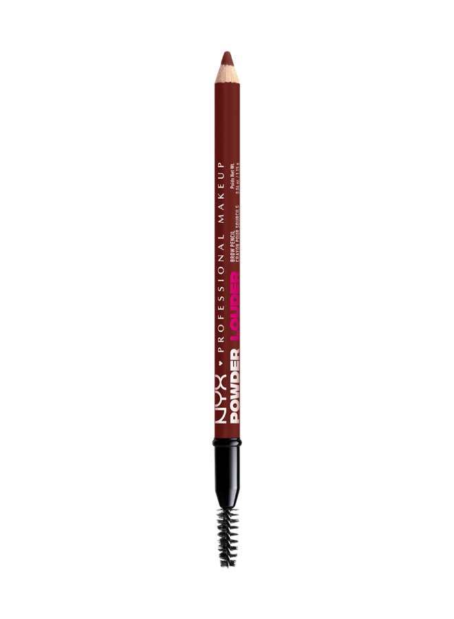Powder Louder, Brow Pencil, 12Hr Wear, Buildable Micro-Fibers, Black Cherry