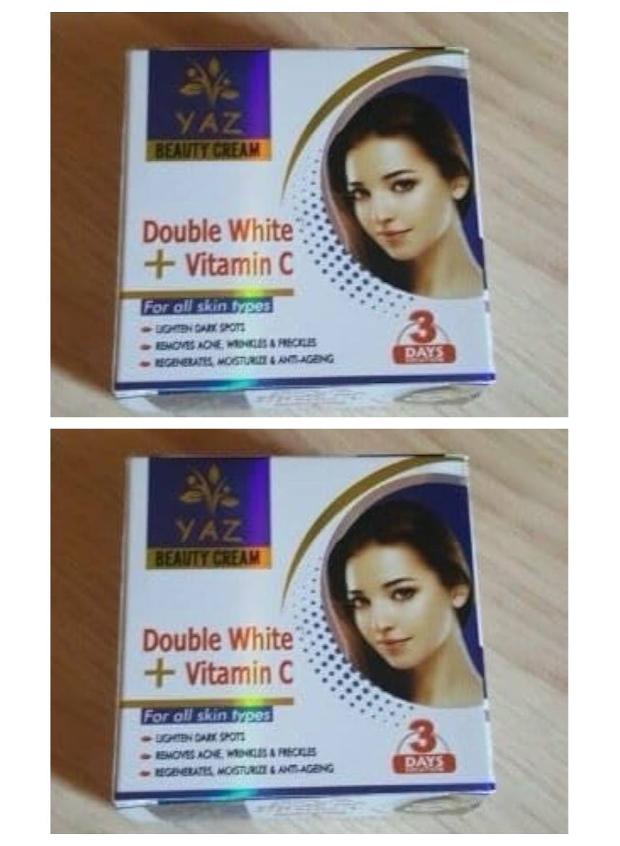 Double White Vitamin C Whitening Cream 2 pcs