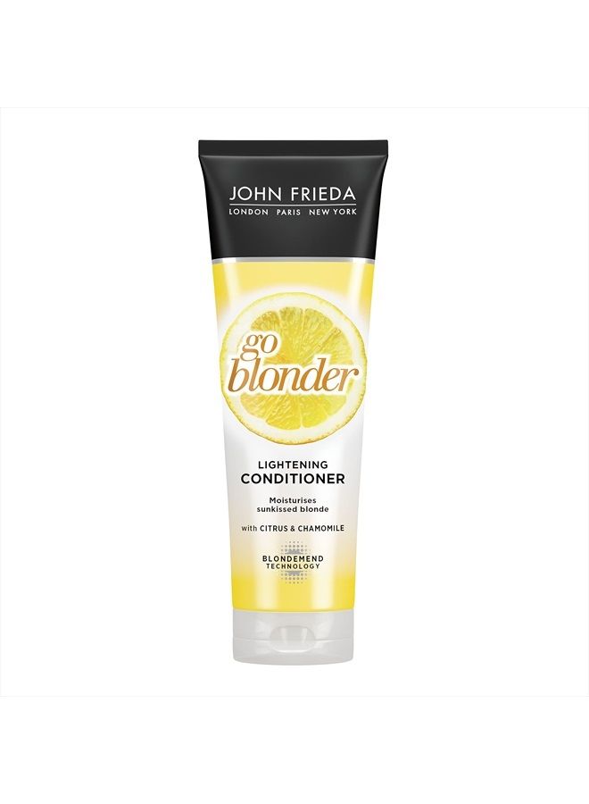 Sheer Blonde Go Blonder Conditioner, Gradual Lightening Conditioner, 8.3 oz, with Citrus and Chamomile, featuring our BlondMend Technology