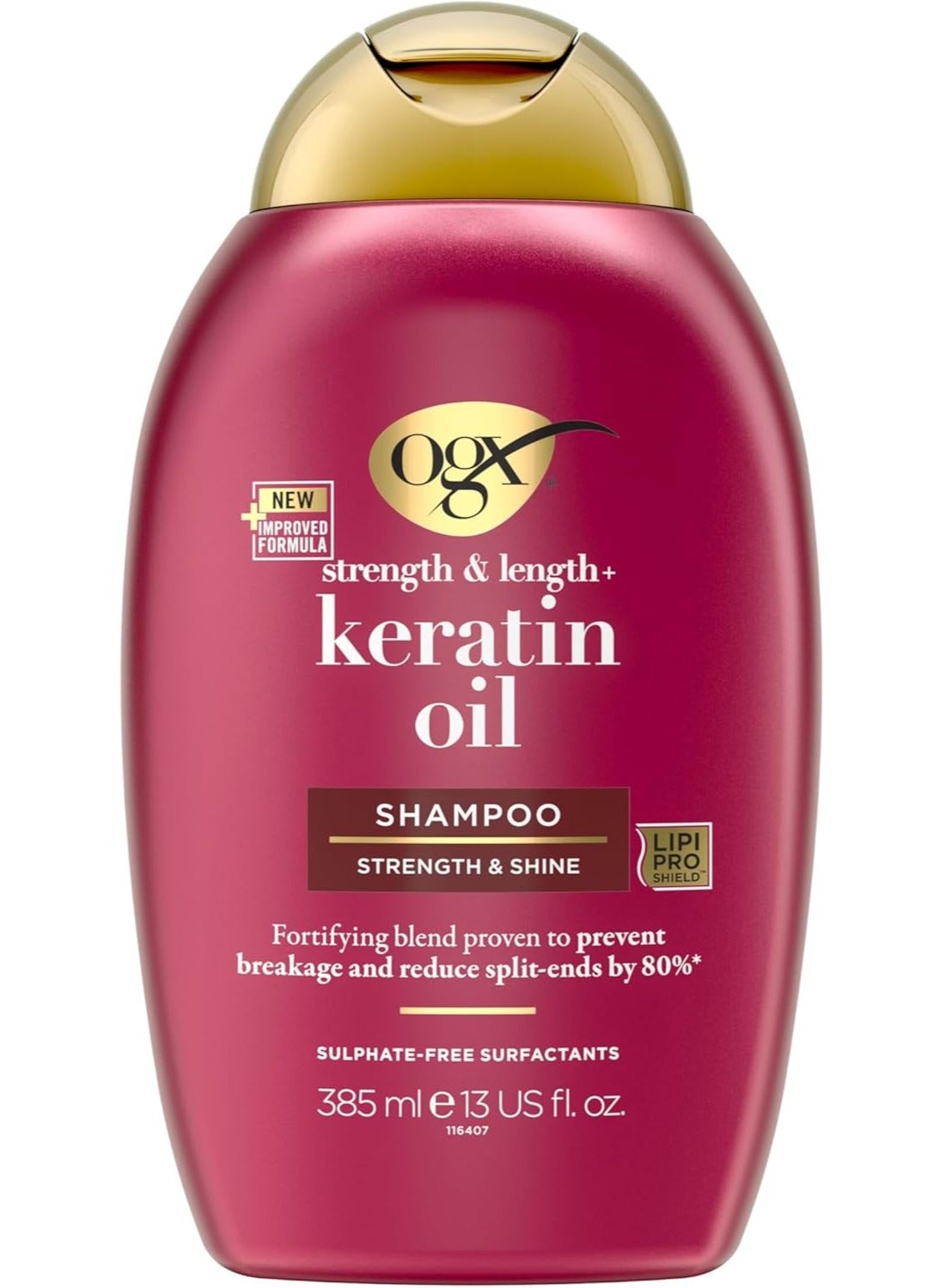Shampoo Strength & Length + Keratin Oil 385ml