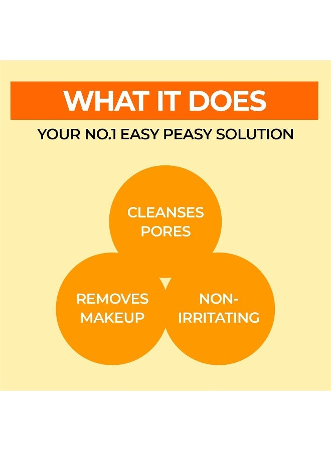No.1 Cleansing Oil | Easy Peasy Cleansing Oil | Makeup Removing Facial Cleanser | Ingredients from Corn, Macadamia Seed | Waterproof Makeup, Blackhead Care| Lightweight | 200ml - image 4