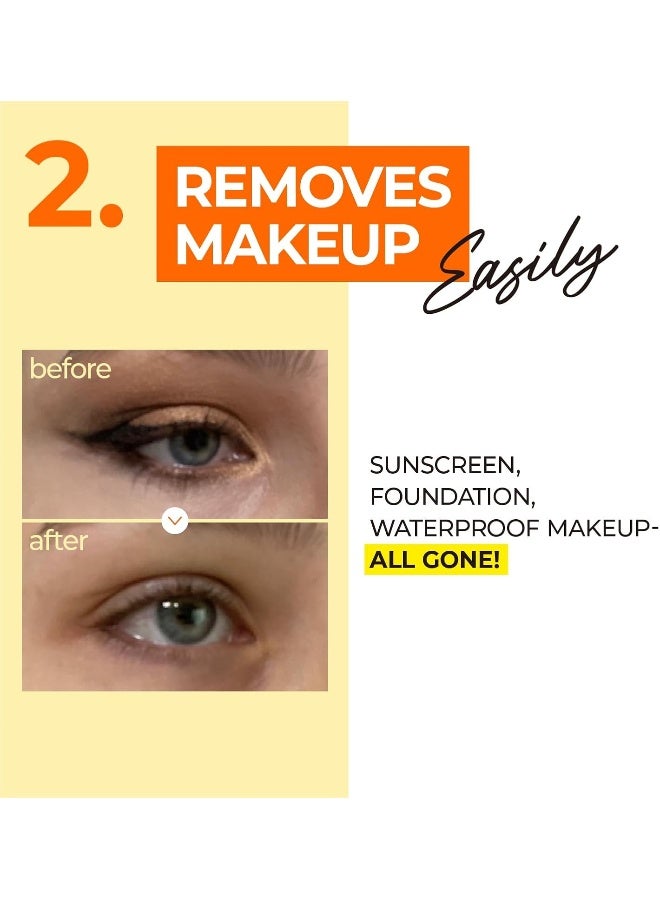 No.1 Cleansing Oil | Easy Peasy Cleansing Oil | Makeup Removing Facial Cleanser | Ingredients from Corn, Macadamia Seed | Waterproof Makeup, Blackhead Care| Lightweight | 200ml - image 6