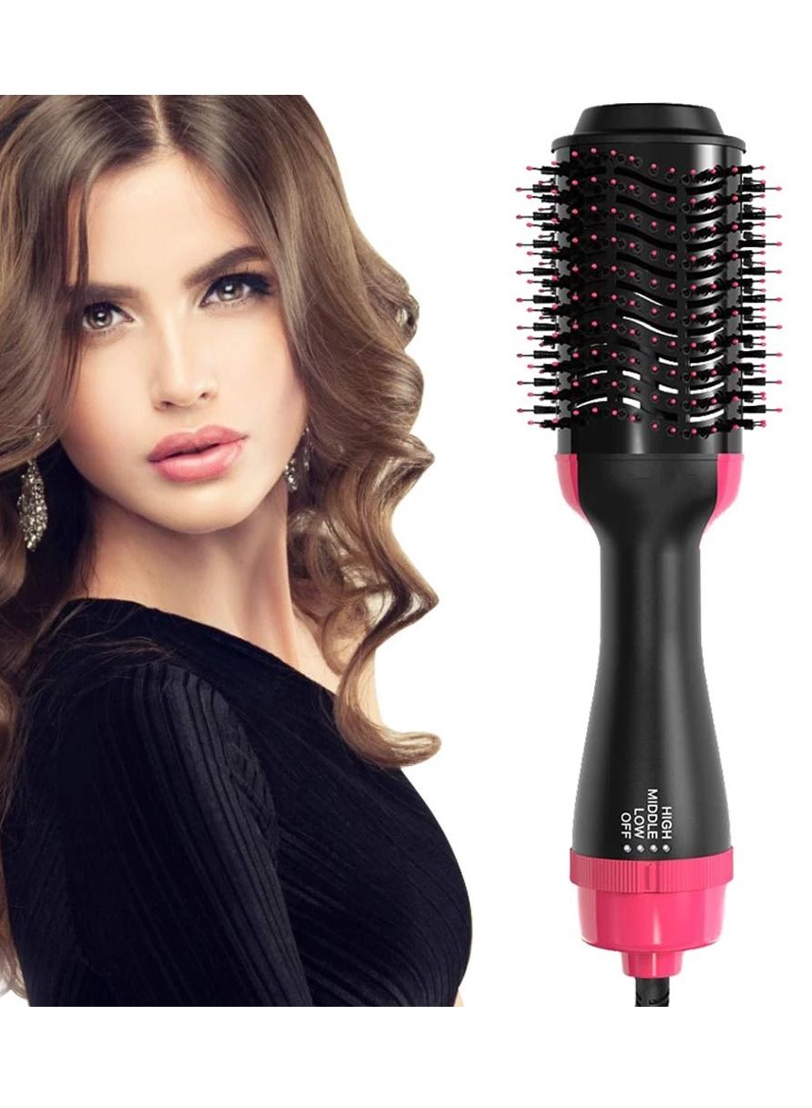 Hair Straightener Curler Comb Roller One Step Electric Ion Blow Dryer Brush 1000W Hot Air Hair Dryer Brush Styler & Volumizer