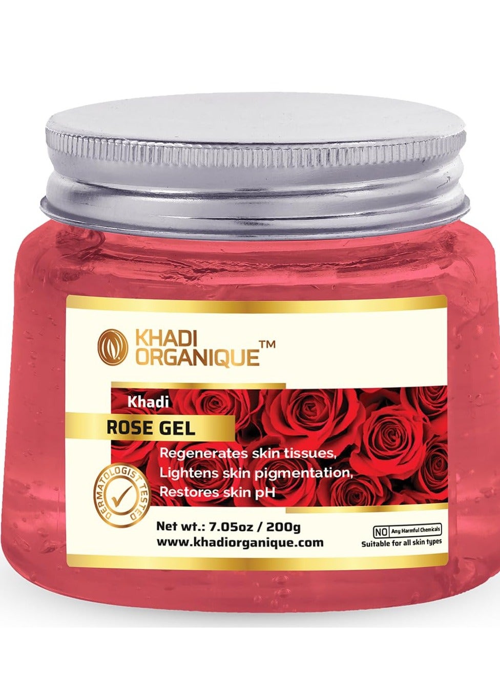 Khadi Organique Rose Gel 200g