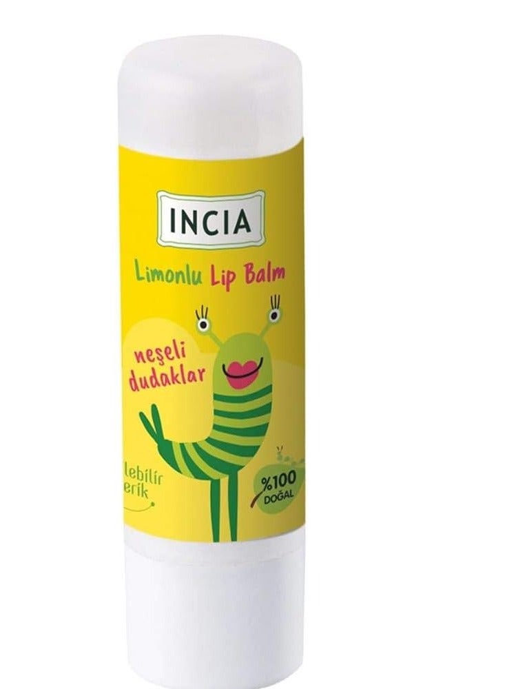 100% NATURAL KIDS LIP BALM - LEMON 6G