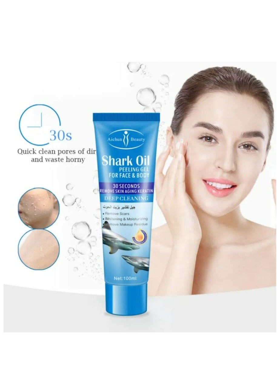 Peeling Gel Face Body Removes Skin Aging Deep Cleaning 100 ml