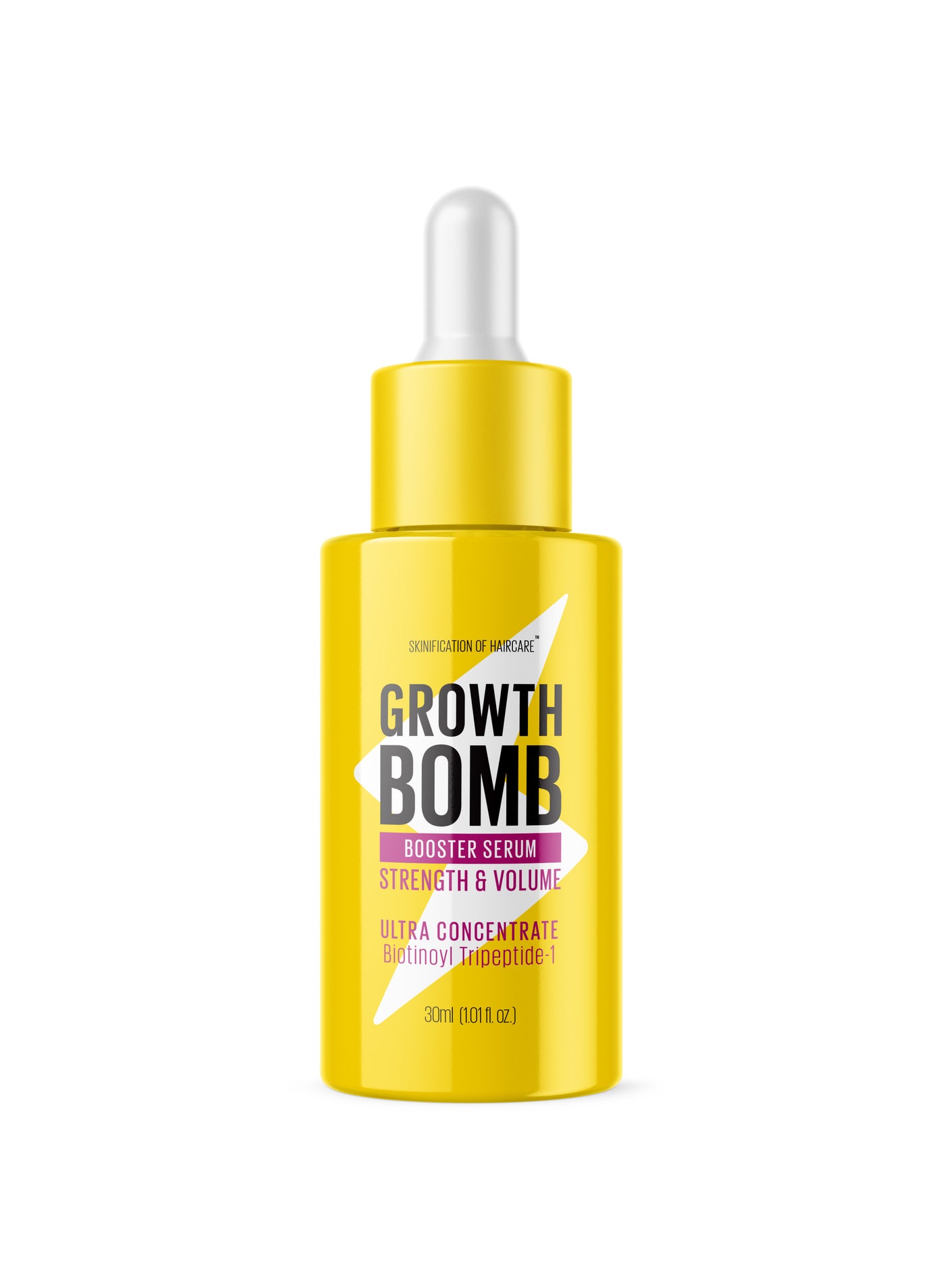 Hair Growth & Volume Booster Treatment with Natural Extracts - Strengthens Thinning Hair, Adds Body & Enhances Natural Fullness (30 ml)