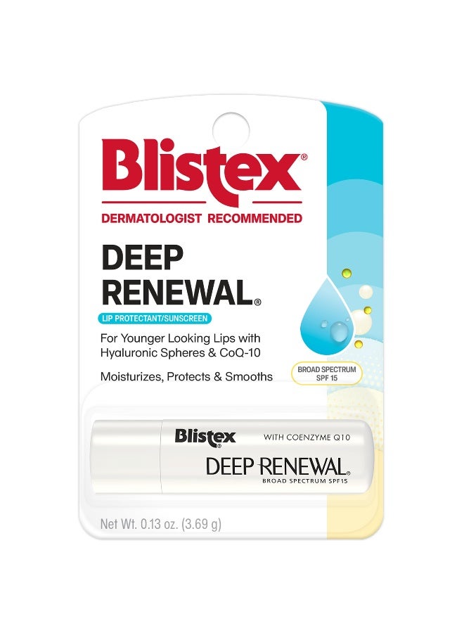 SPF 15 Deep Renewal Lip Protectant,for Younger lokking Lips, 0.13 Ounce