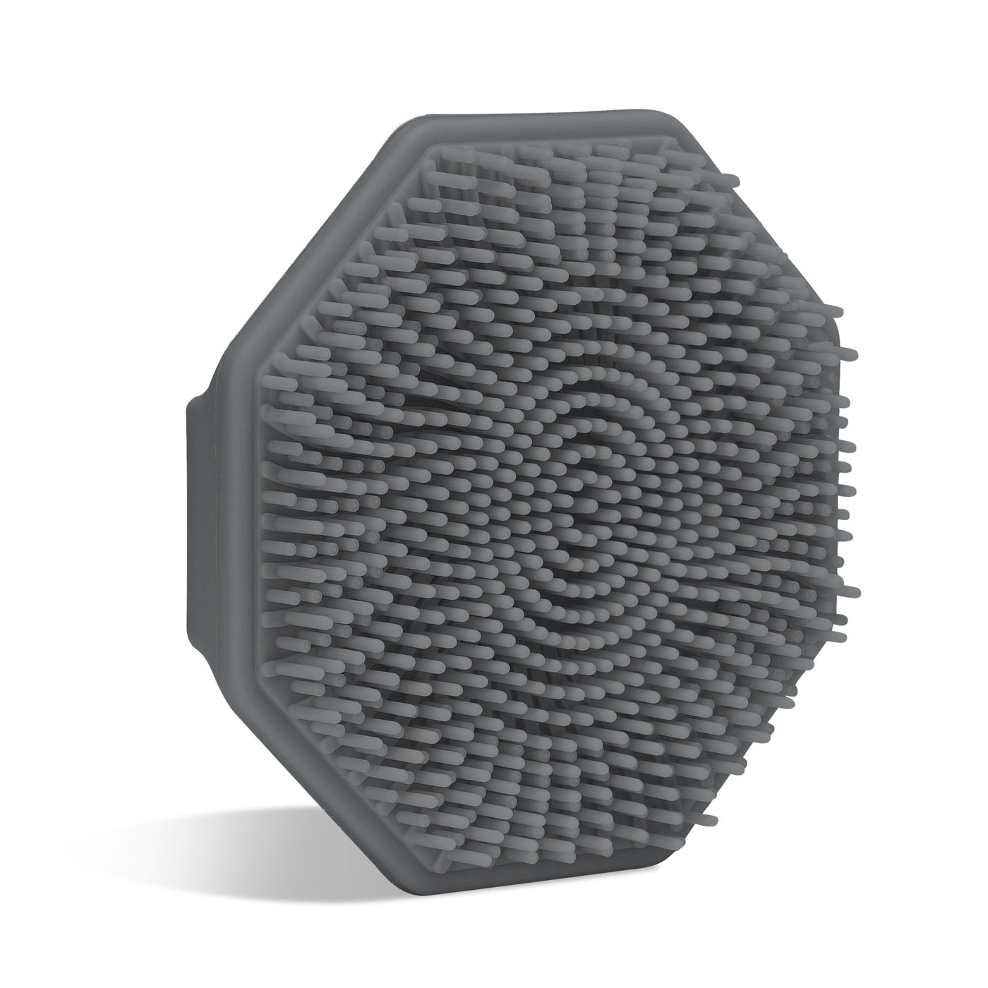 Sud ScrubÂ® Antimicrobial Silicone Face Scrubber, 1 Pack, Gentle Face Exfoliator for Sensitive Skin, Eco Friendly Facial Cleansing Brush, Exfoliating Face Brush for Men and Women (Charcoal)
