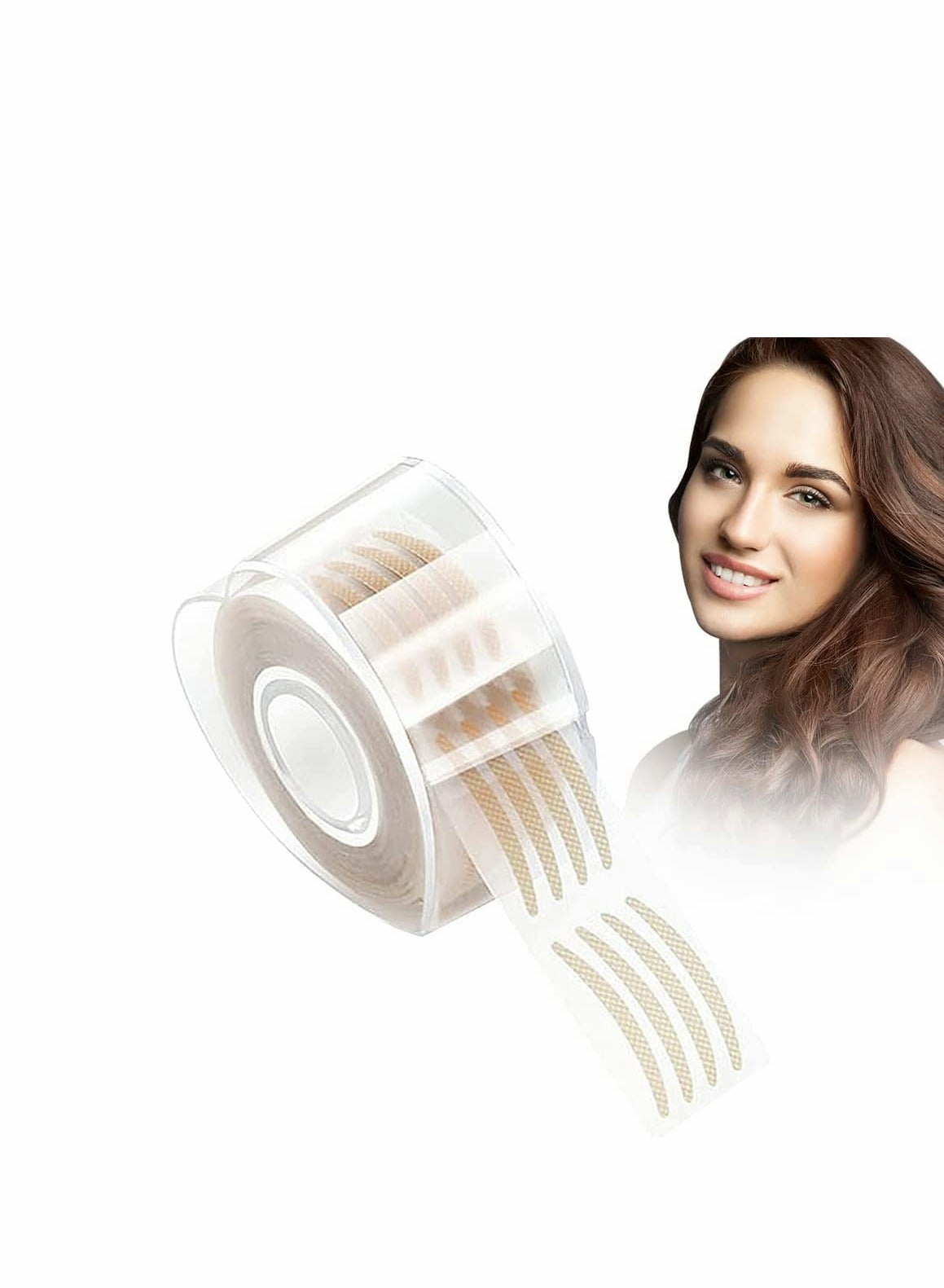 Eyelid Tape, Double Eyelid Stickers, 600Pcs Self Adhesive Double Lasting Eyelid Sticker No Glue Required, Waterproof and Sweatproof, Breathable Natural Invisible Eyelid Tape Sticker Instant Eye Lift