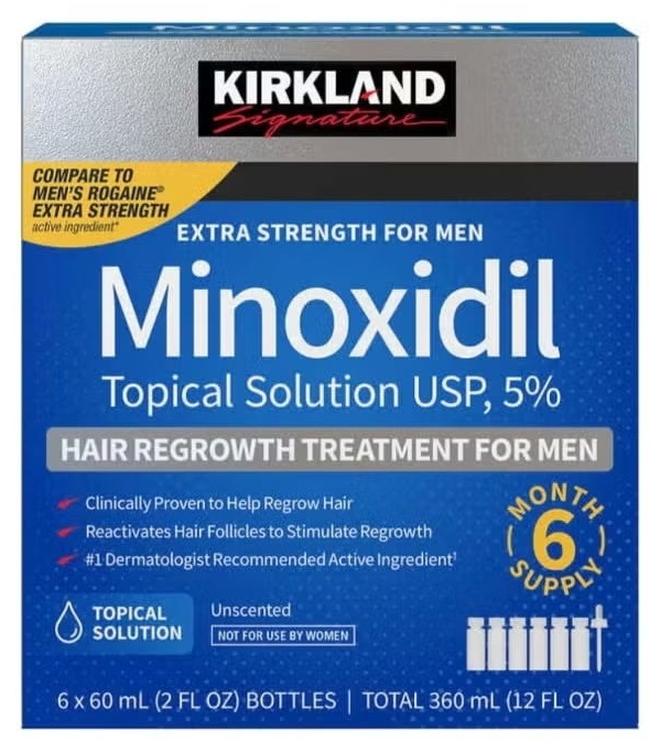 6-Piece Minoxidil Hair Regrowth Treatment