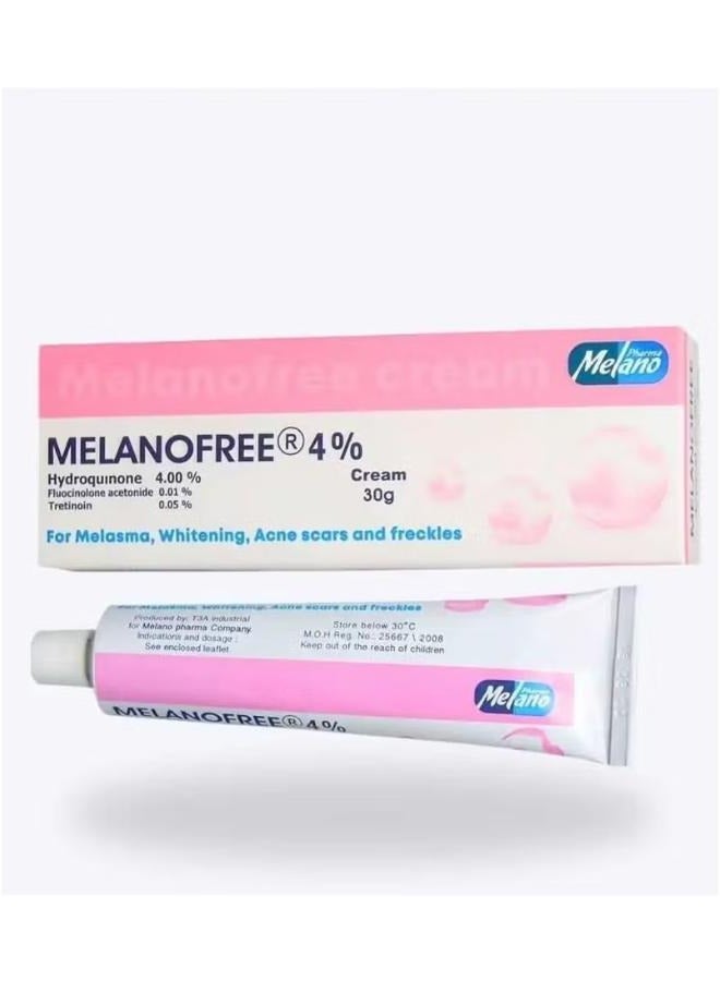 Melanofree Brightening And Exfoliating Cream With Hydroquinone And Vitamin A 30g