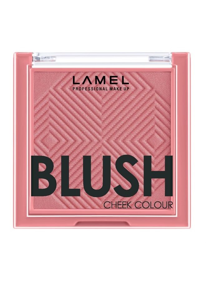 Blush Cheek Pink Color Mini - Natural, Lightweight, Smooth, Blendable Powder - Enhances & Defines Shapes & Features - Shading & Contouring - 4 Universal Shades - Cruelty Free - № 405 (Pink Bloss