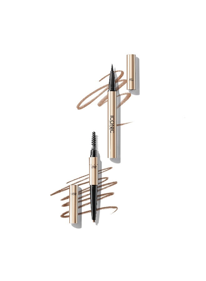 Triple Precision Brow Definer - Chestnut Brown