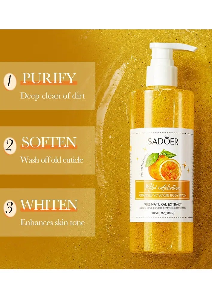 Oranges VC Body Scrub Body Wash 300 ML