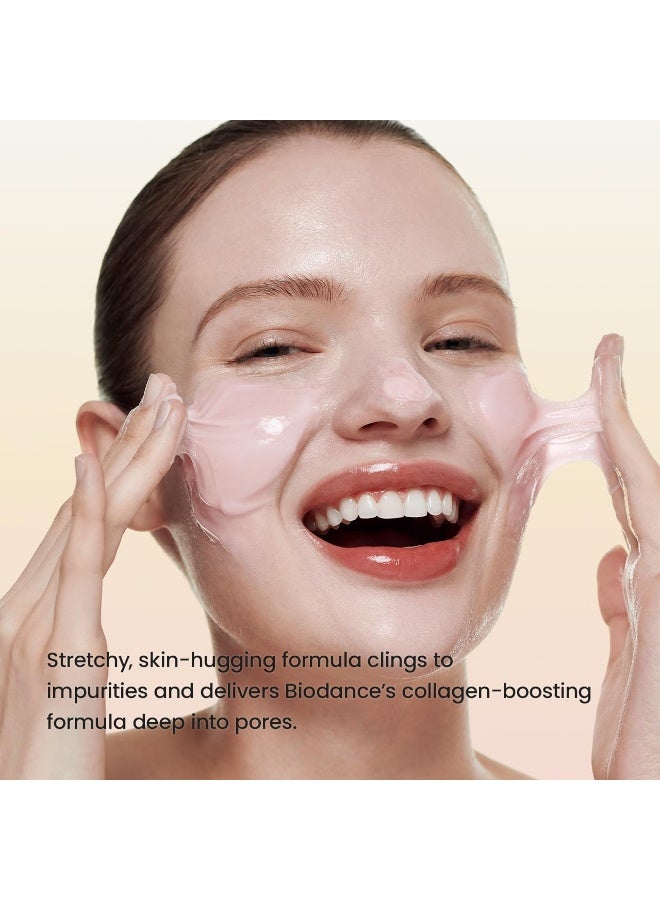 BIODANCE Collagen Mask To Foam Cleanser, Pink Face Wash for Women, 2-in-1 Pore Mask and Hydrating Foaming Facial Cleanser for Sensitive Skin, Oily Skin, Korean Skincareㅣ5.07 fl. oz. (150 ml) - image 5