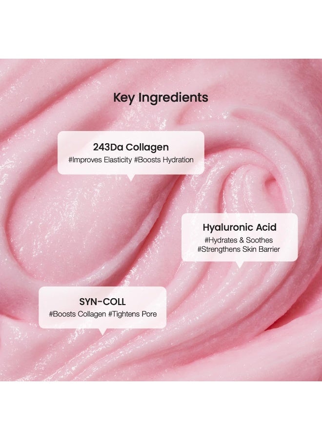 BIODANCE Collagen Mask To Foam Cleanser, Pink Face Wash for Women, 2-in-1 Pore Mask and Hydrating Foaming Facial Cleanser for Sensitive Skin, Oily Skin, Korean Skincareㅣ5.07 fl. oz. (150 ml) - image 6
