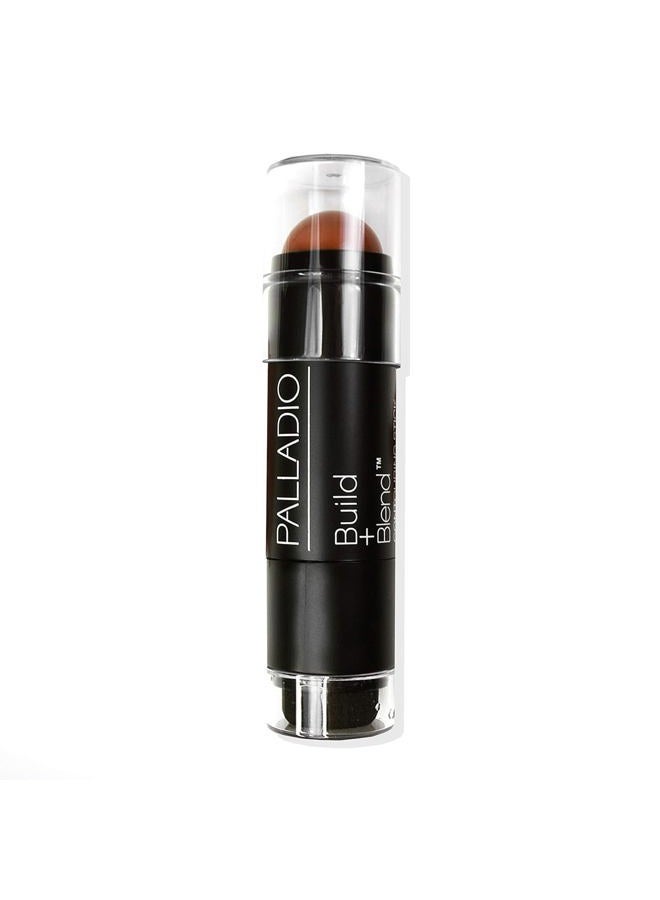 Contouring Makeup Stick BUILD + BLEND Contour Stick Makeup, Face Makeup for Perfect Sculpting Look, 0.23 Ounce (Cinnamon)