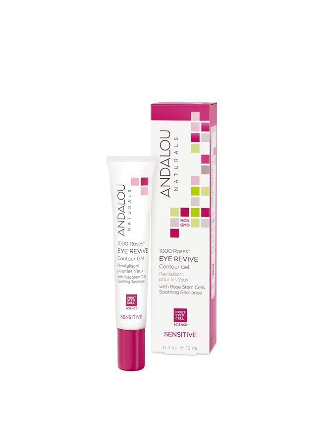 1000 Roses Eye Revive Contour Gel, pomegranate,rose, 0.6 Fl Oz