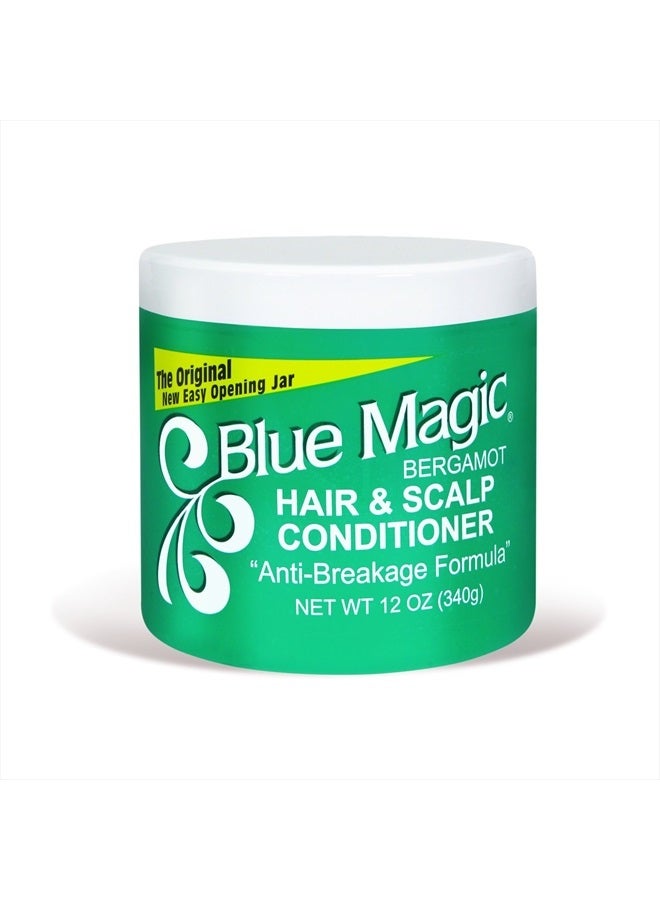 Bergamot Hair & Scalp 12 Ounce Jar (354ml) (6 Pack)