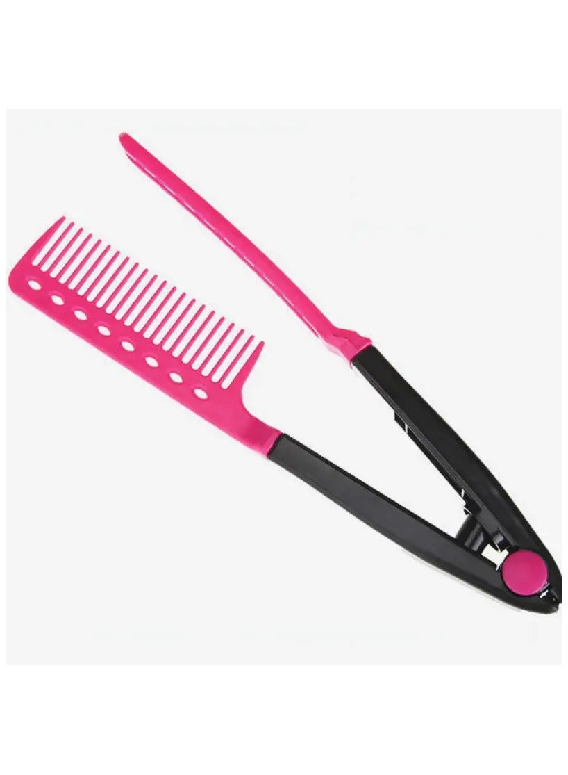 V-clip Straight Hair Comb, Clip Comb, Organize and Trim Hair, Hair Styling Comb, Plastic Detangle Hair Styling Comb ﻿