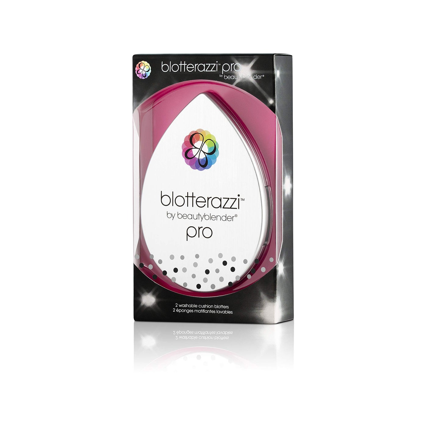 BeautyblenderÂ® | BlotterazziÂ® Pro Reusable Makeup Blotting Sponge, Includes Mirrored Compact, Re-Texturize Makeup, Absorb Excess Oil and Shine