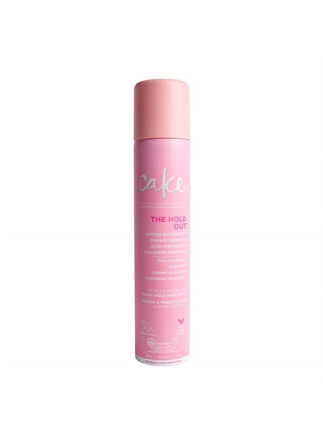 Hold Out Flexible Vegan Hairspray with Vitamin E - Lightweight Hairspray for Volume, Hold & Anti Frizz - Sulfate Free & Cruelty Free Hair Spray - Curly Hair Styling Products for Women