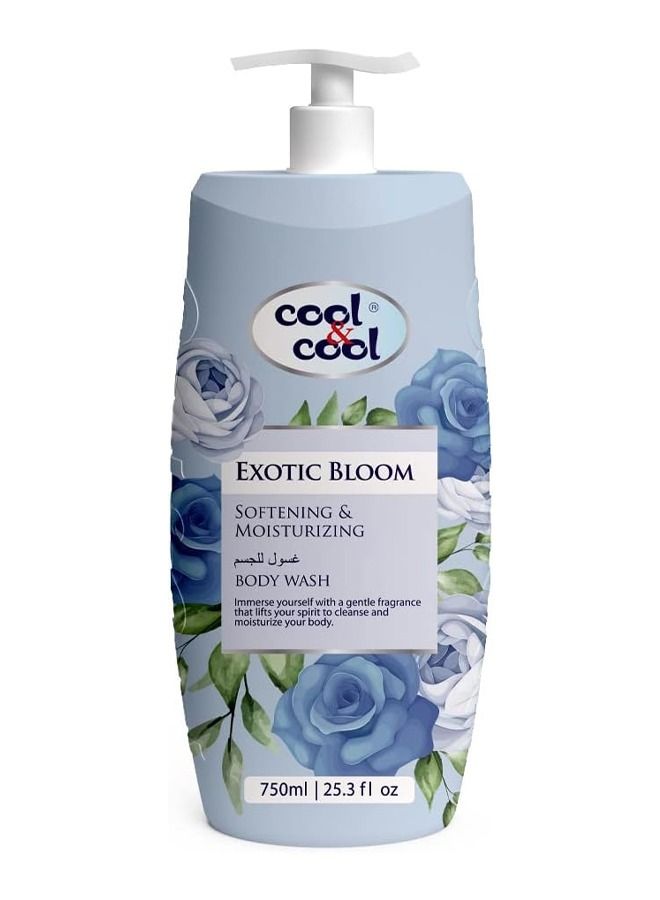 Softening & Moisturizing Body Wash - Exotic Bloom 750ml