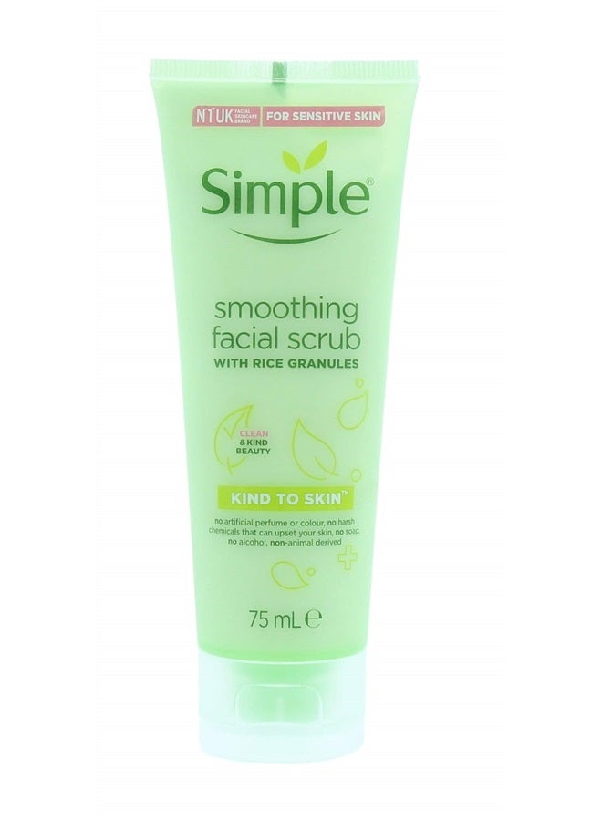 Kind To Skin (Pack Of 2) Smoothing Facial Scrub X 75ml