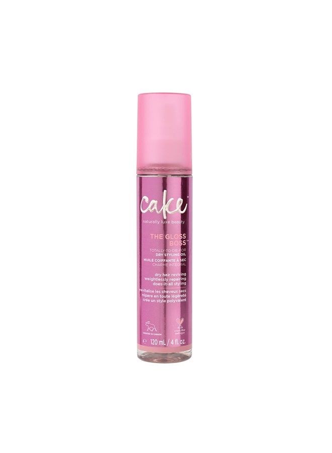 The Gloss Boss Dry Styling Oil, 4 Ounces