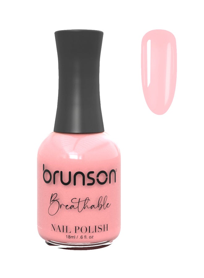 Breathable Nail Polish Halal nail polish Wudu friendly Quick-Dry Vegan long lasting but easy peel off   18ml BH398