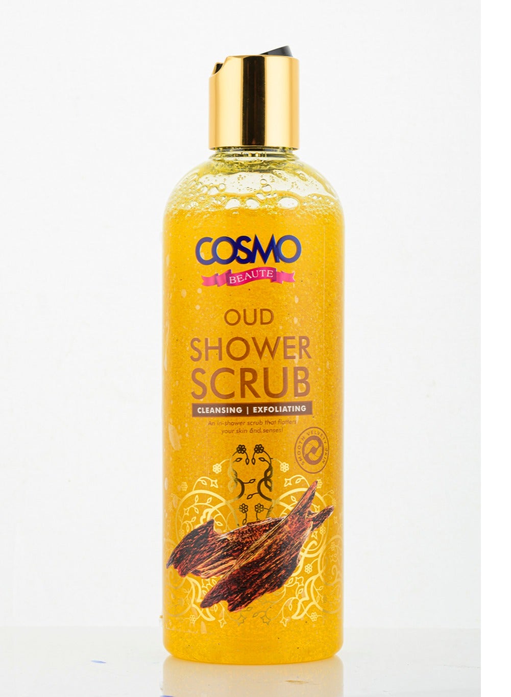 Cosmo Beaute Oud Shower Scrub 480ml for Men and Women