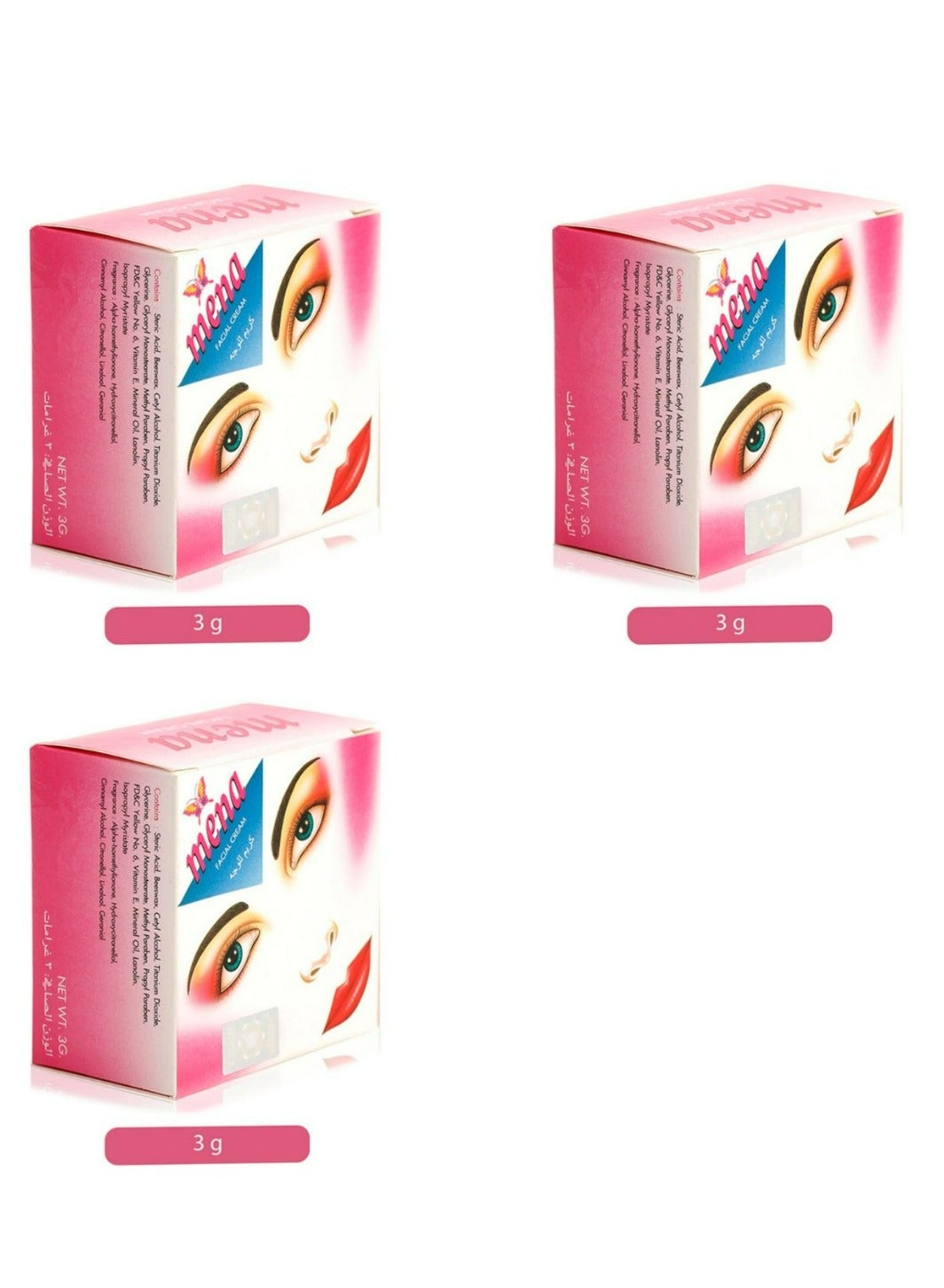 Facial Cream Whitening & Softening 3 Pcs