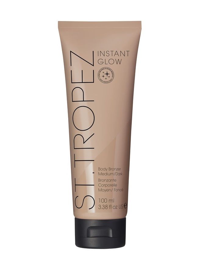 St. Tropez Instant Glow Face & Body Bronzer Makeup 100ml, 3.38 fl. oz.| Medium