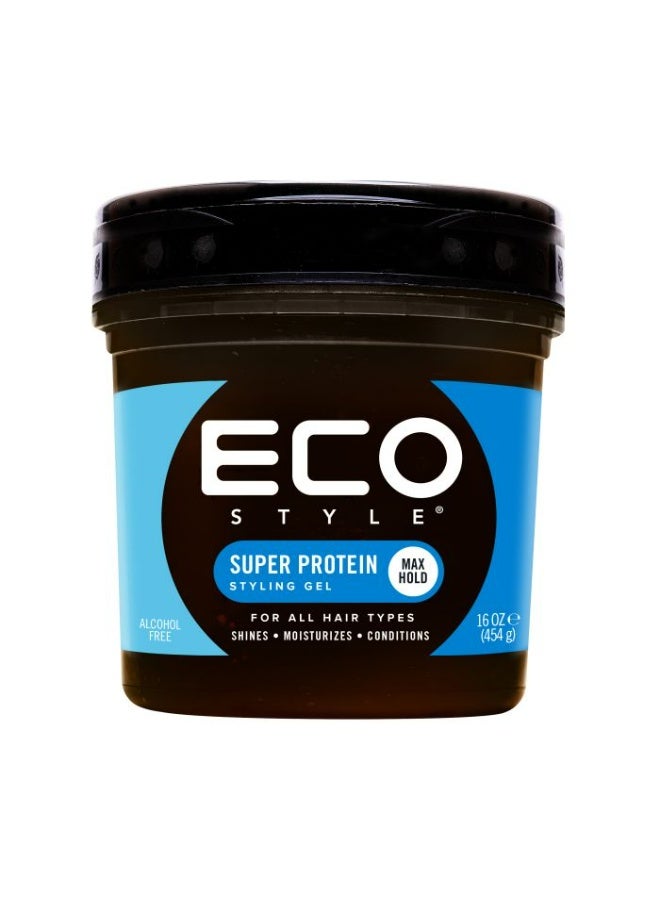 Eco Styler Styling Gel Super Protein Jar Black 473 ml