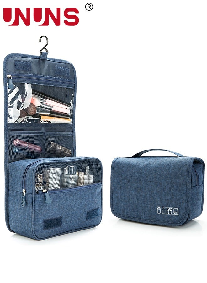 Hanging Toiletry Bag,Large Cosmetic Makeup Travel Organizer For Men Women With Sturdy Hook,Dividers And Inner Pouch,Portable Travel Organizer Kit For Shampoo,Toiletries