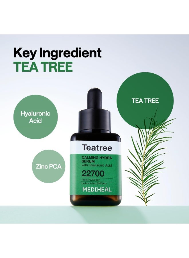 Tea Tree Calming Hydra Serum 40ml — Lightweight Hydrating Face Serum with Hyaluronic Acid, Tea Tree & Ceramide NP — For Sensitive, Oily & Dry Skin, 1.35 fl oz - image 3
